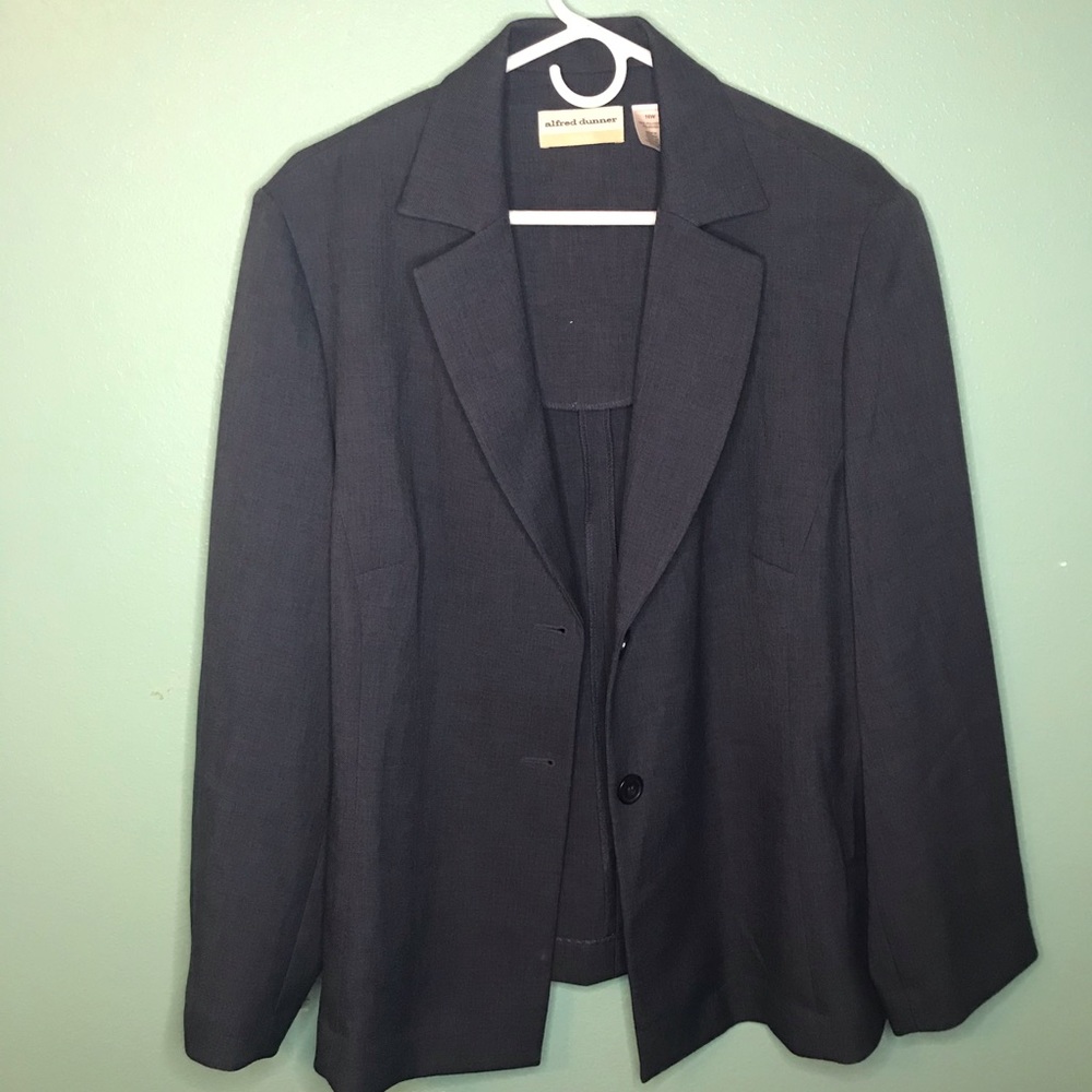 Alfred Dunner Dark Lavender Blazer
